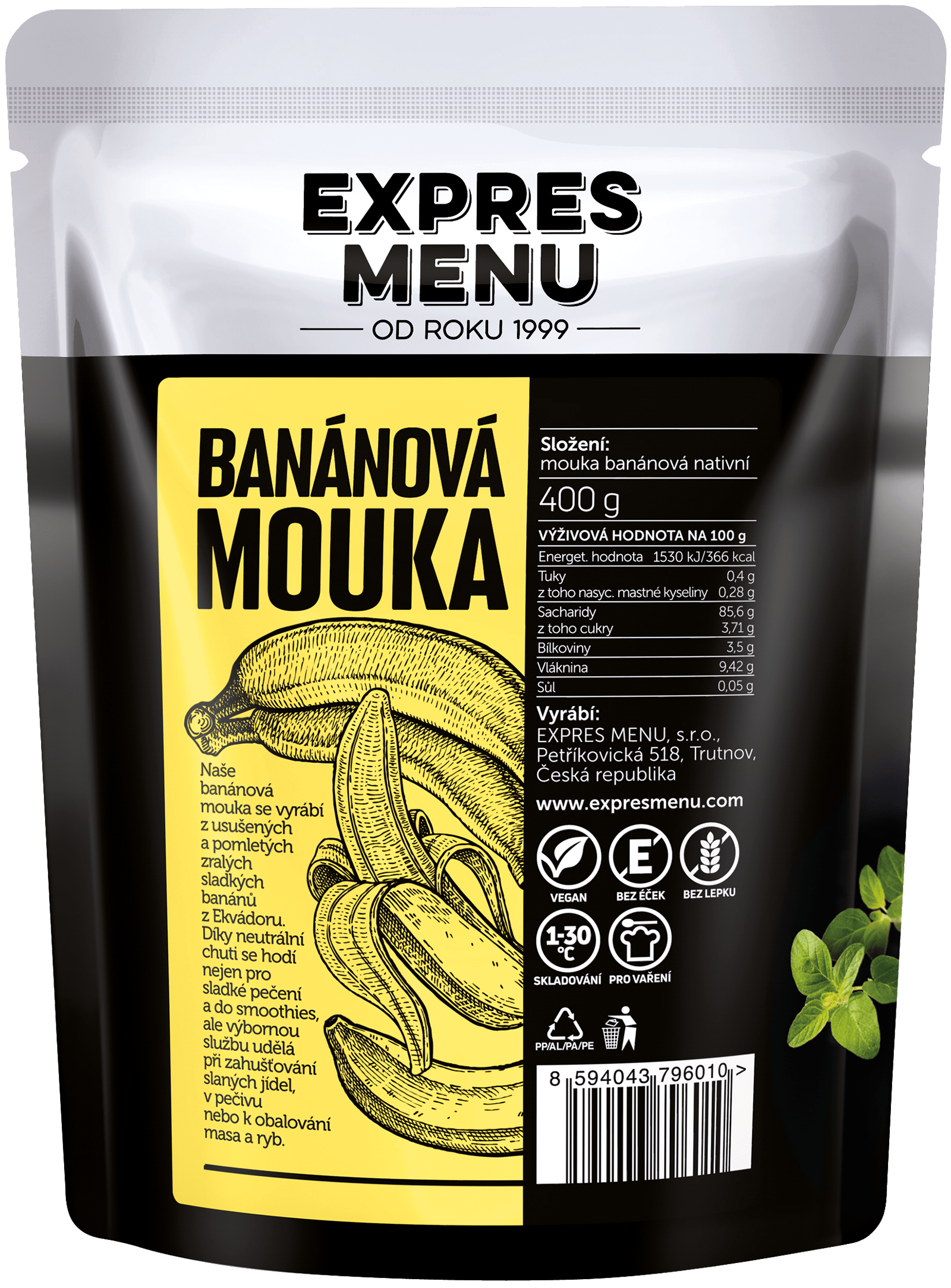 Banánová múka