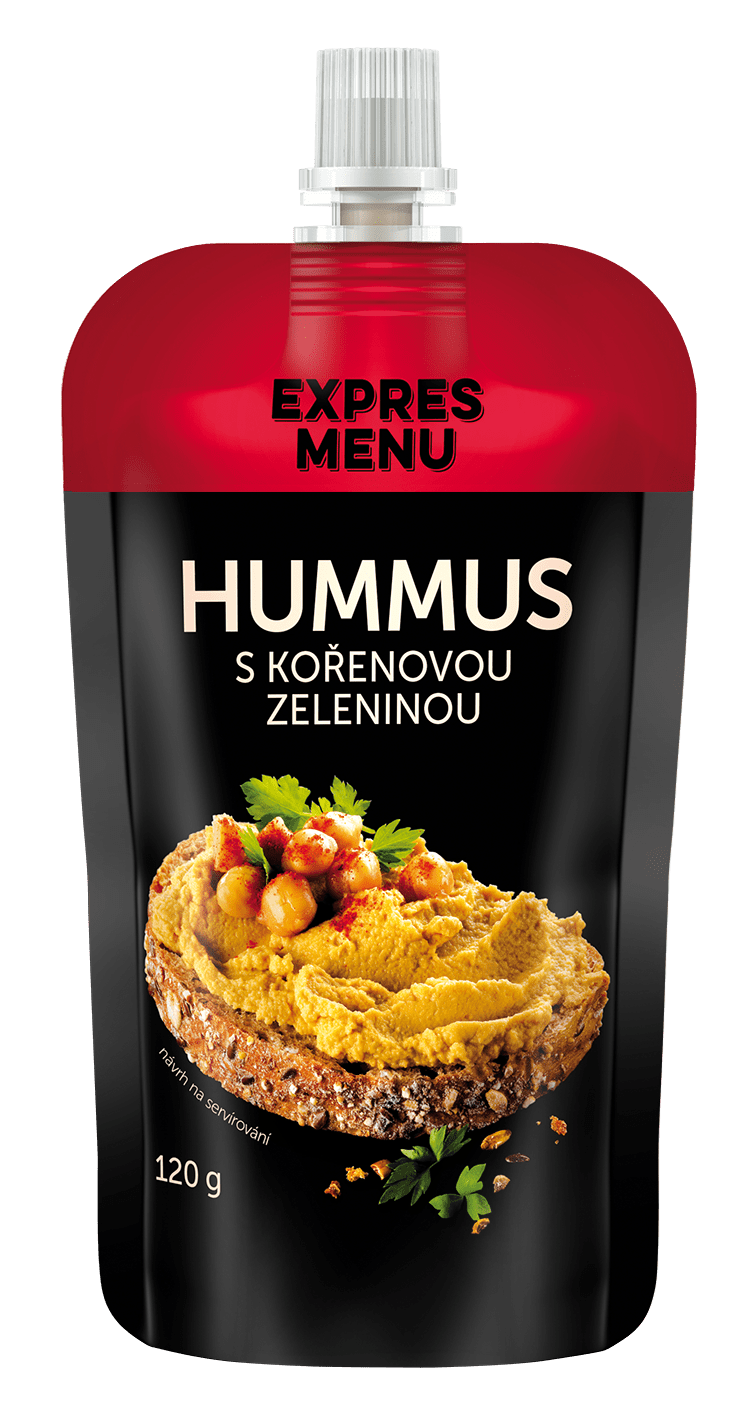 Hummus s koreňovou zeleninou