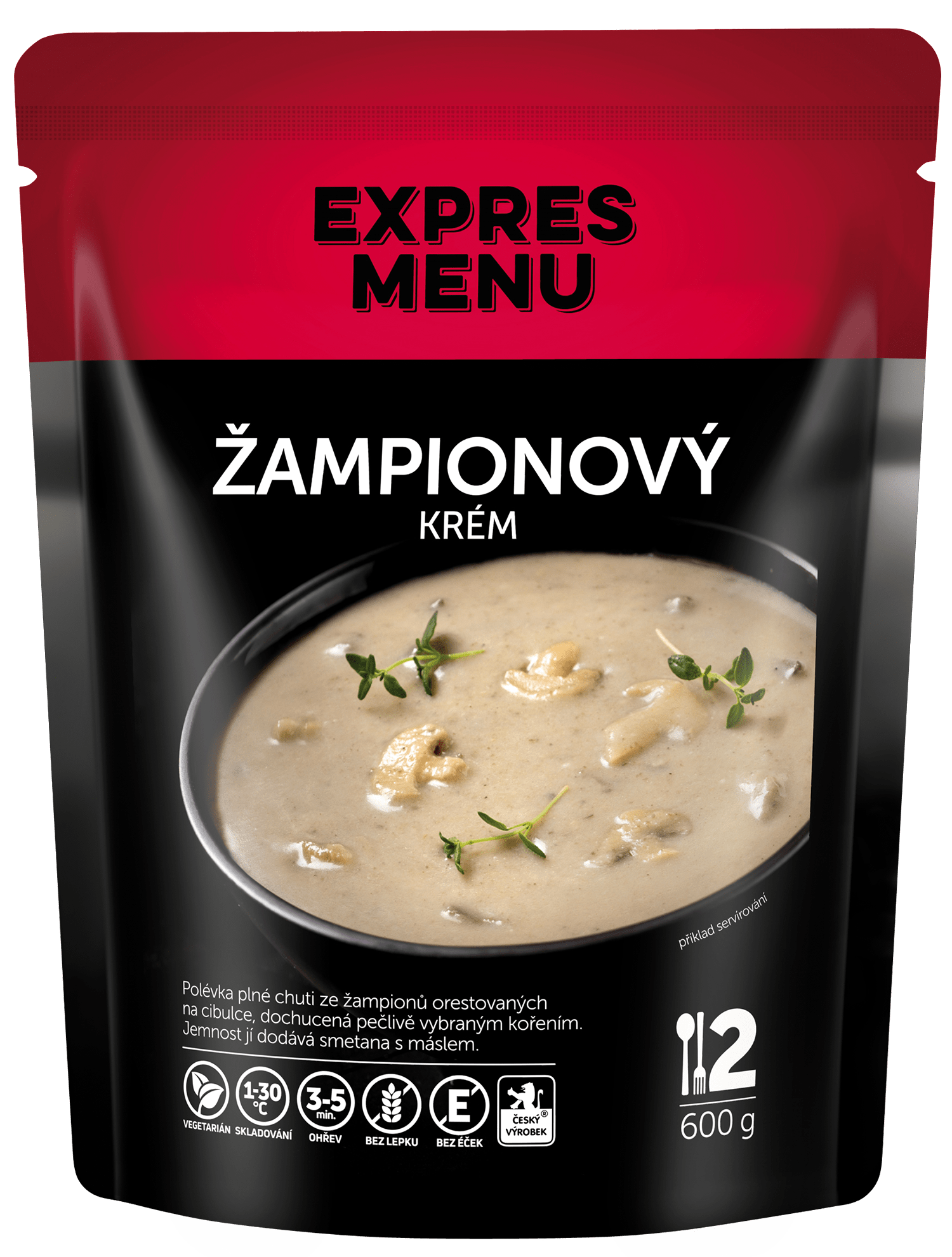 Šampiňónový krém