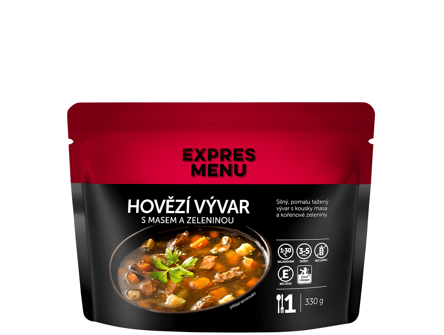Hovädzí vývar so zeleninou