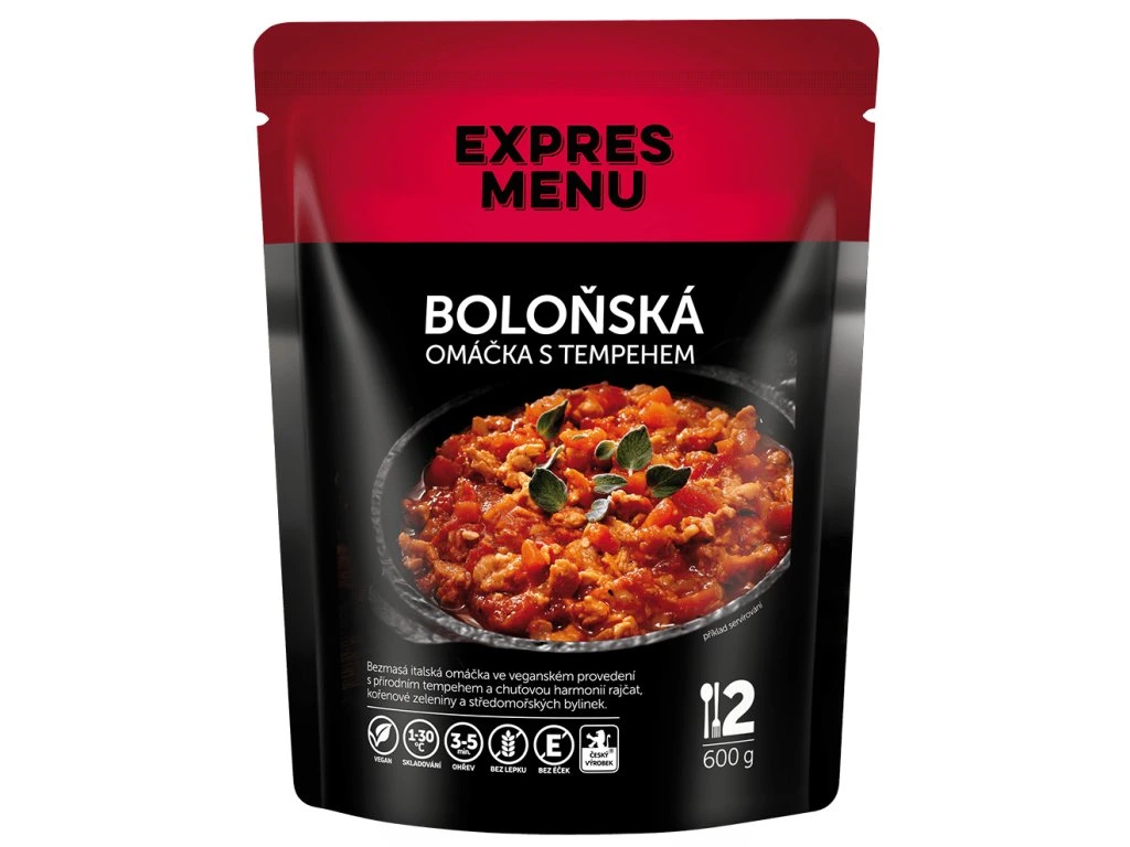 EXPRES MENU Bolonská omáčka s tempehom