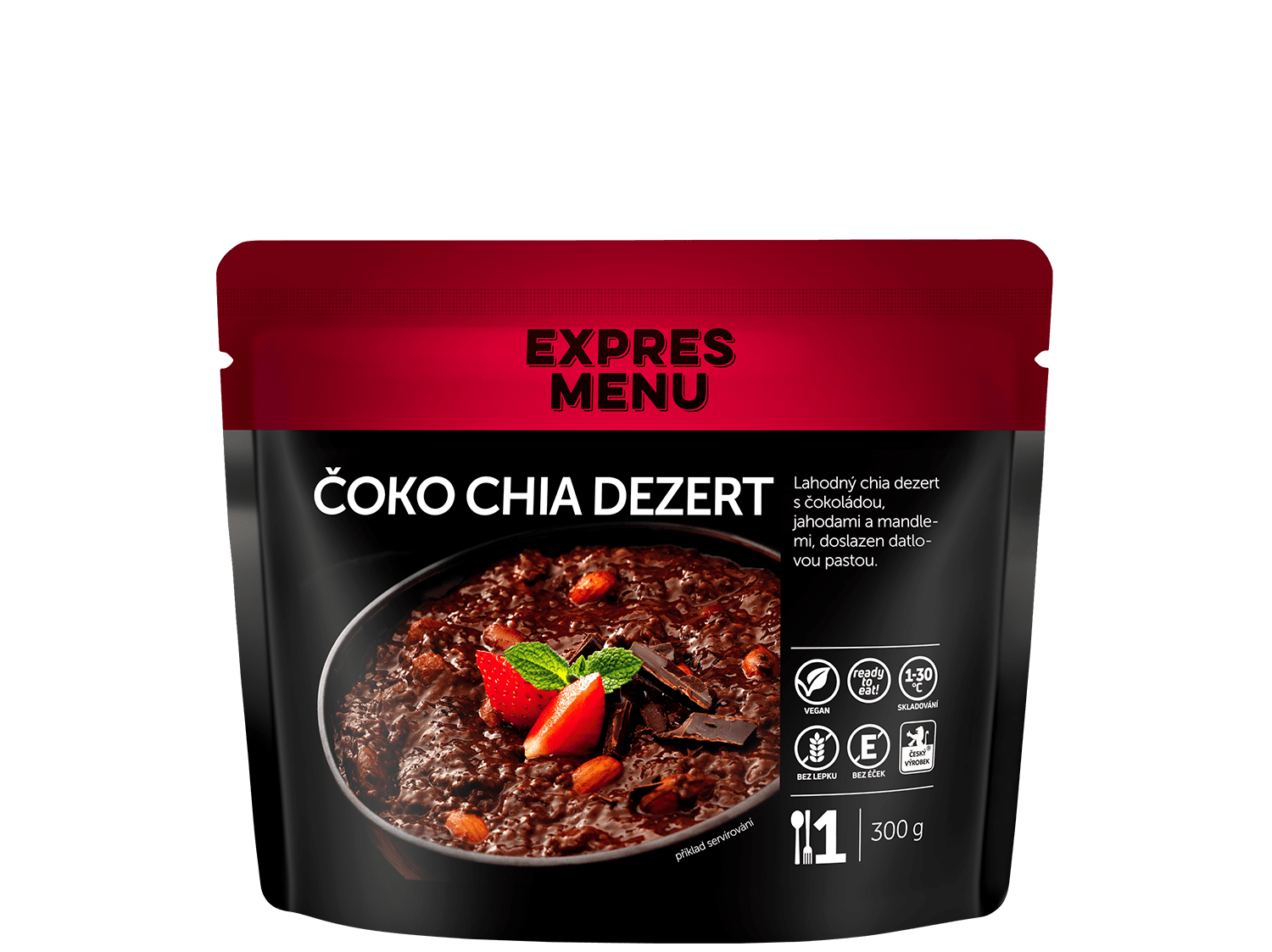 Čoko chia dezert