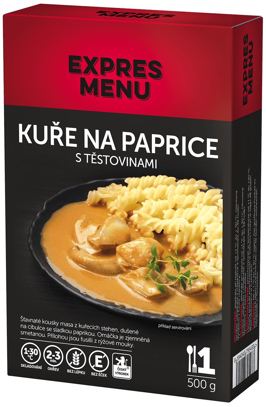 Kuracie mäso na paprike s cestovinou