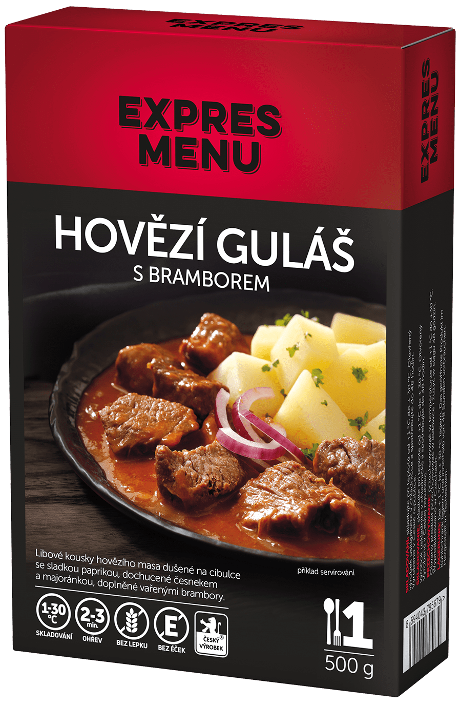 KM Hovädzí guláš se zemiakmi