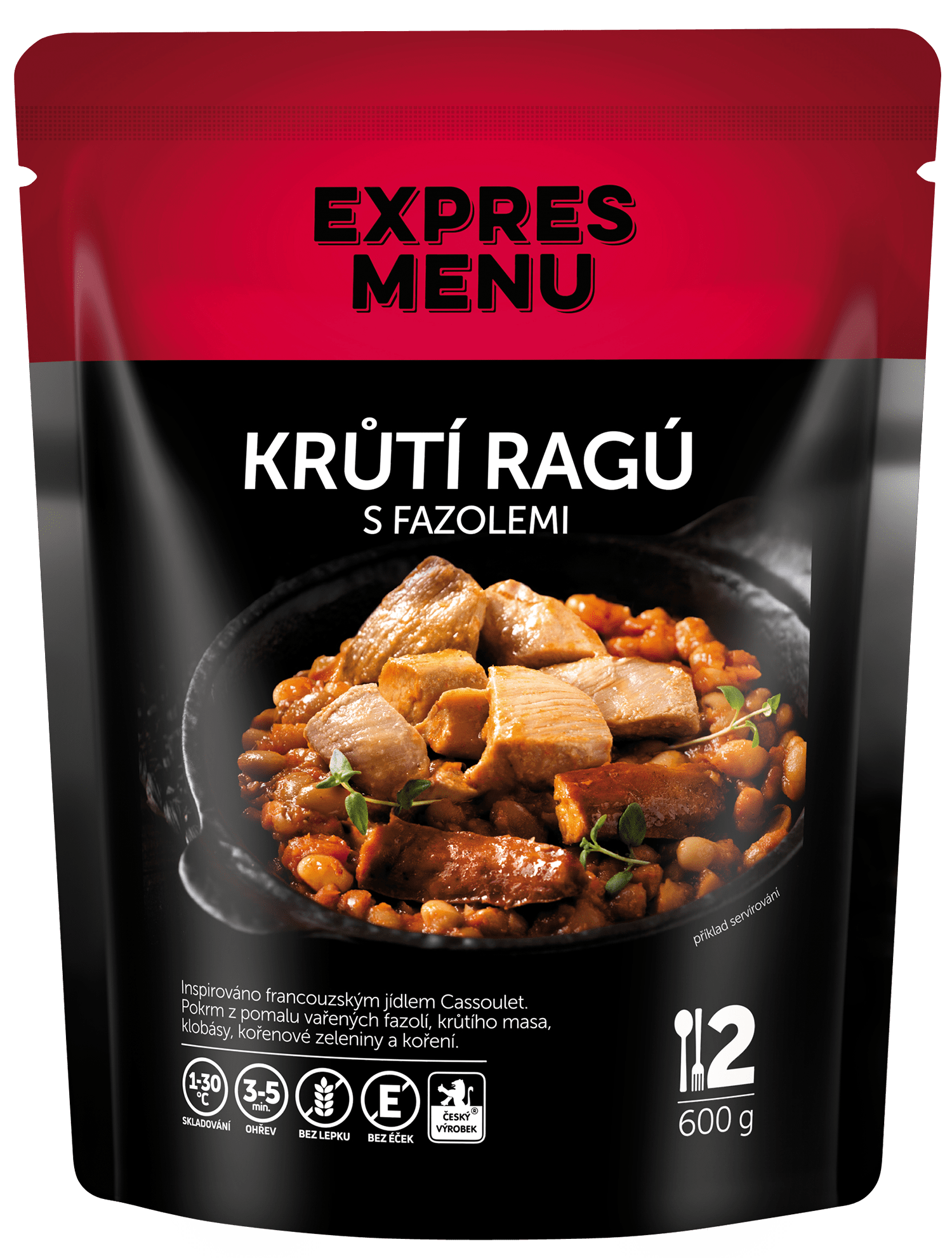 Morčacie ragú s fazuľou