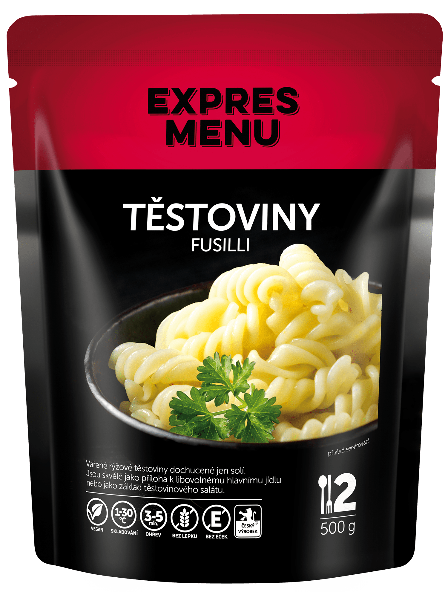 Cestoviny fusilli