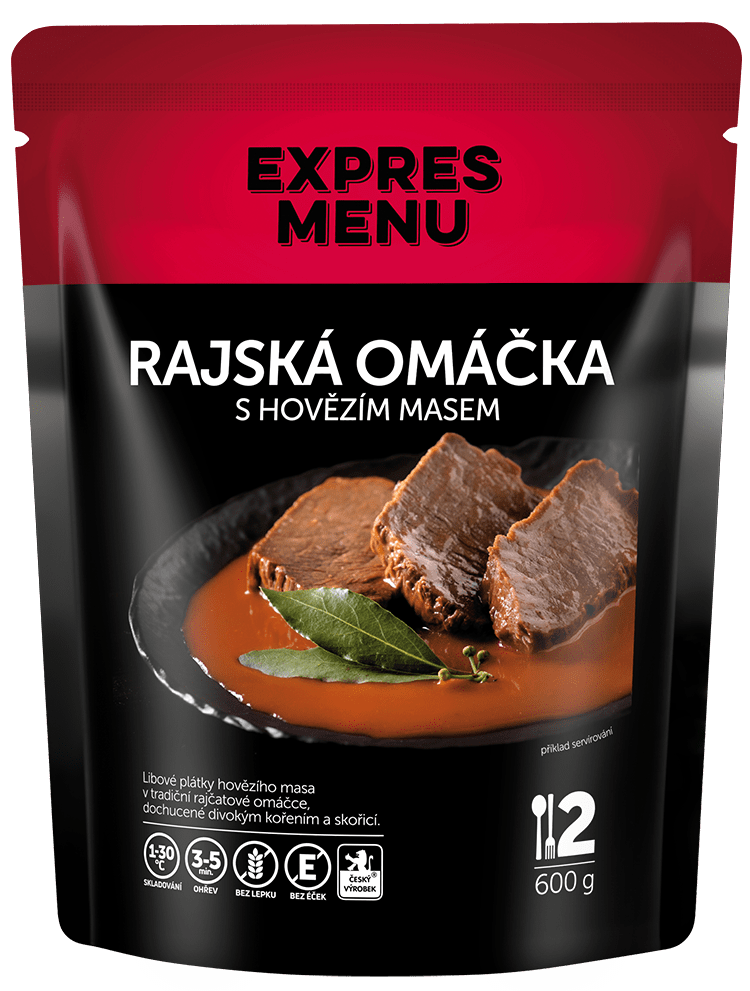 Paradajková omáčka s hovädzím mäsom