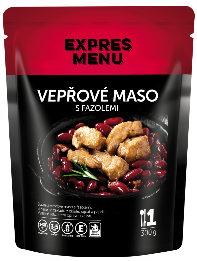 Bravčové mäso s fazuľami