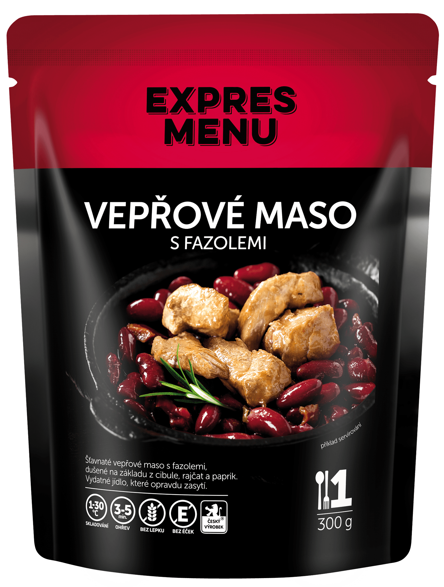 Bravčové mäso s fazuľami