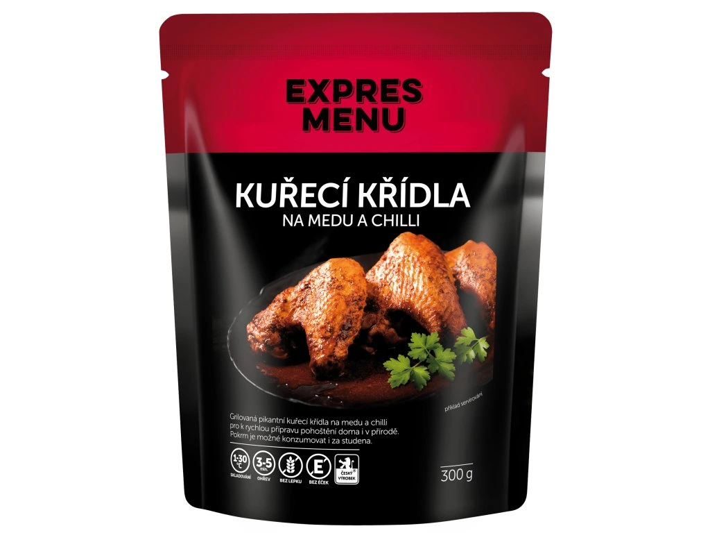 Kuracie krídla na mede a chilli