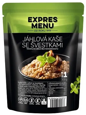 Pšenová kaša so slivkami